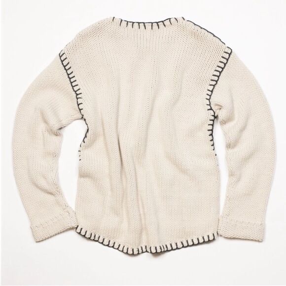 One By OneTeaspoon Sweater Womens Sz XXS Cream Oversized Bear Creek Knit NWT - Picture 5 of 16